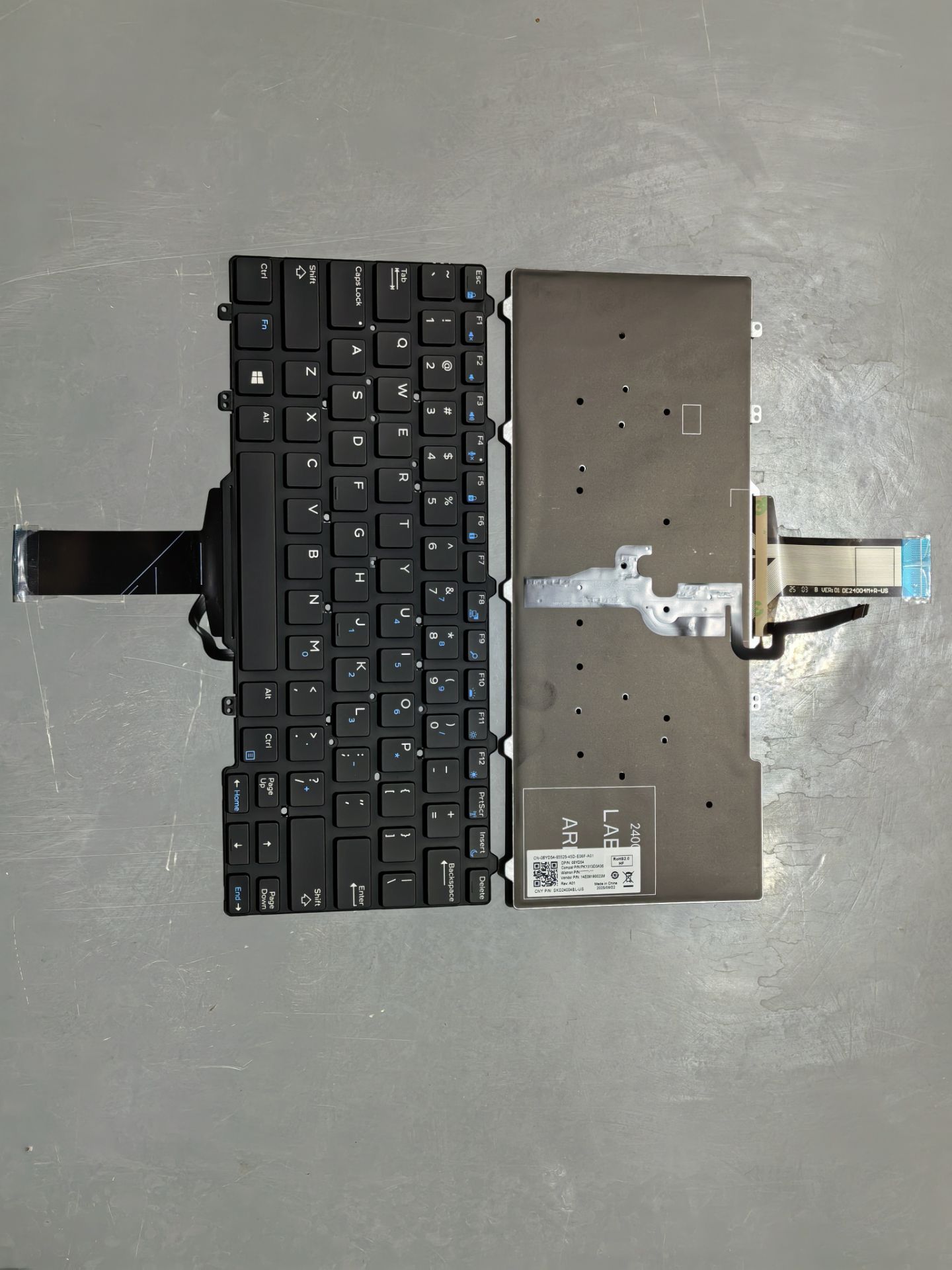 Picture of New Replacement Laptop Keyboard For DELL 3340 BLACK Backlit (OEM) US Layout